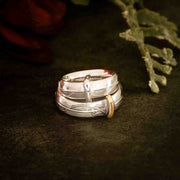 Leaves on the Ridge Ring-925 Sterling Silver band inspired by Claires Ring