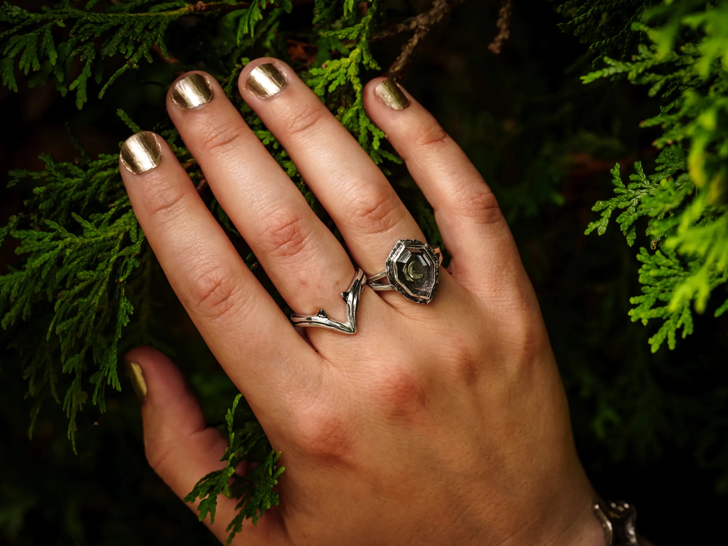 Celestial Arches Ring-Sterling Silver or Gold