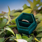 Flora-14K Yellow Gold Band-OOAK