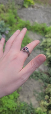 Aftermath Ring-Your Choice of Gem-Argentium Silver