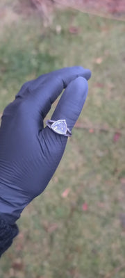 Captured Stardust Ring- One of a kind- Size 7.75