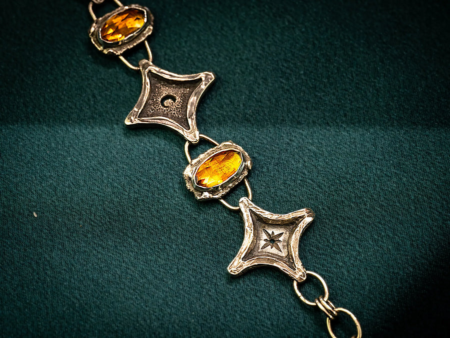 Luna & Realtas Sanctuary-Bracelet-Sterling Silver & Citrine-LIMITED