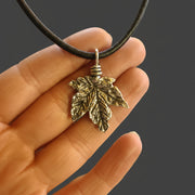 Maple leaf pendants