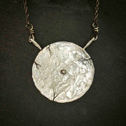 Shapeshifter Necklace-Moveable Argentium Sterling Silver Pendant-One of a Kind