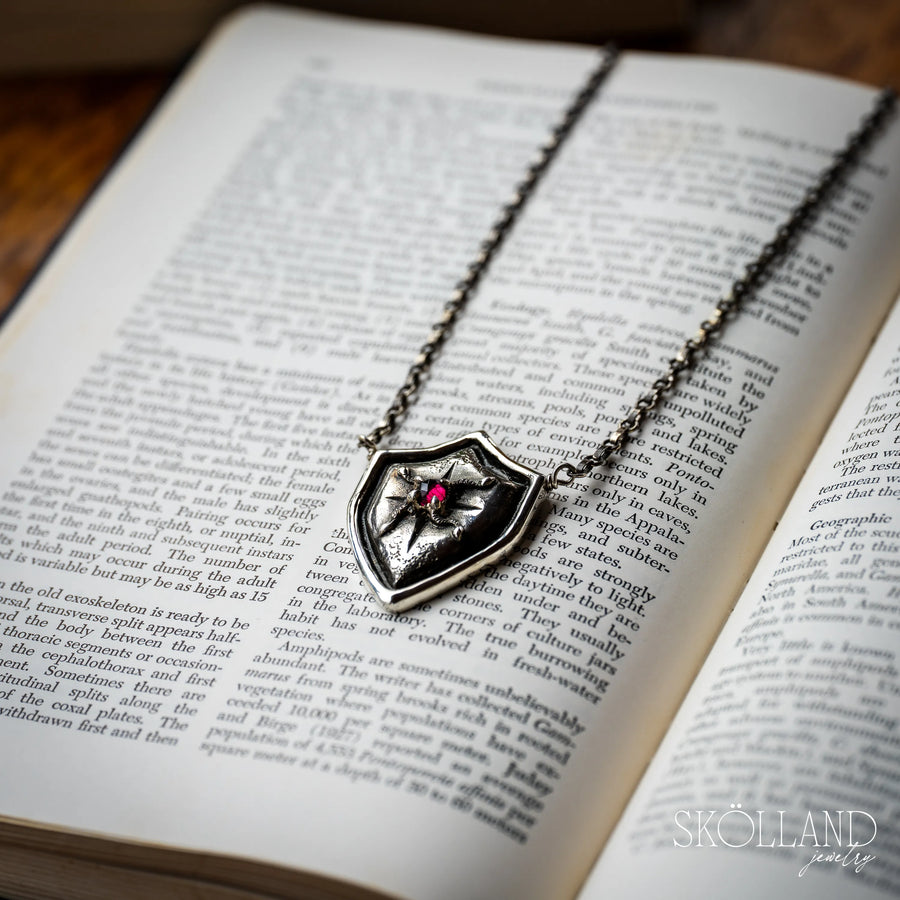 Athenas Shield Necklace-Limited Release