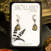 Forest Twilight-LIMITED Crescent Moon Earrings