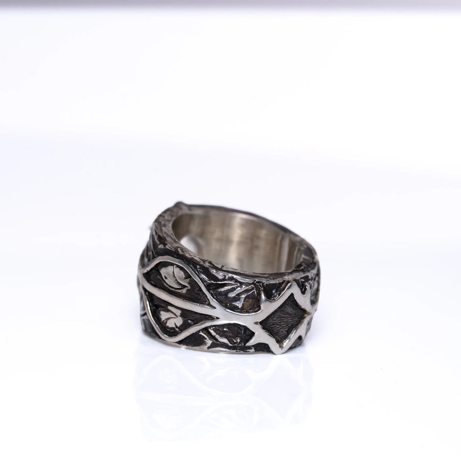 DIFFUSION-ARGENTIUM & CATS EYE MOONSTONE-One of a Kind