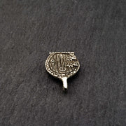 sterling silver fairy door charm angled from the top down